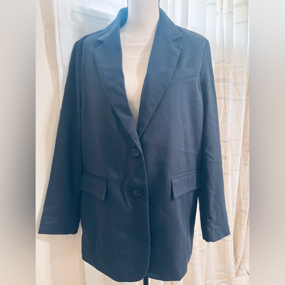 American Eagle Outfitters Dark Blue Women's Blazer